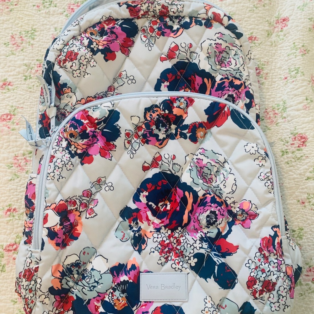 Vera Bradley Essential Large Backpack in Exuberant Floral